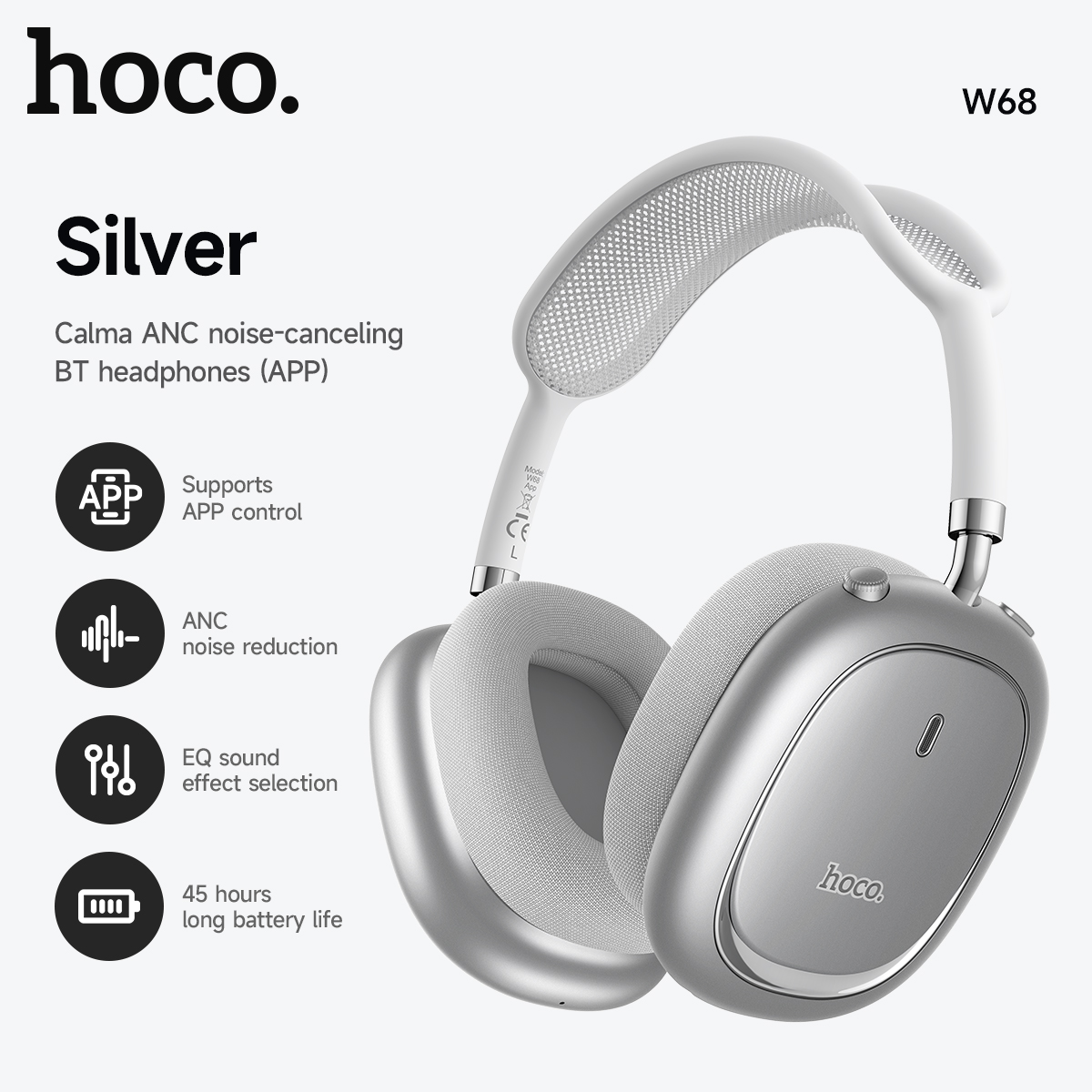 Fones de Ouvido Bluetooth 6.0  - Anc Wireless Over Ear Headphones avaliação e preço