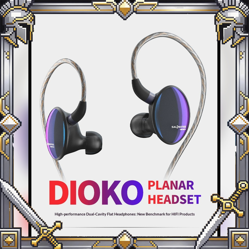 7Hz x Crinacle Dioko Fones de  - Planar Magnetic Iem Earphones avaliação e preço